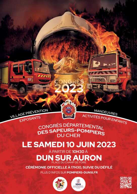 Congrès départemental des sapeurs pompiers du Cher