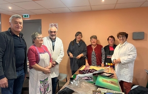 Participation section arts plastiques à la journéepastel de Lunery