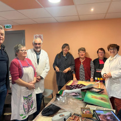 Participation section arts plastiques à la journée pastel de Lunery